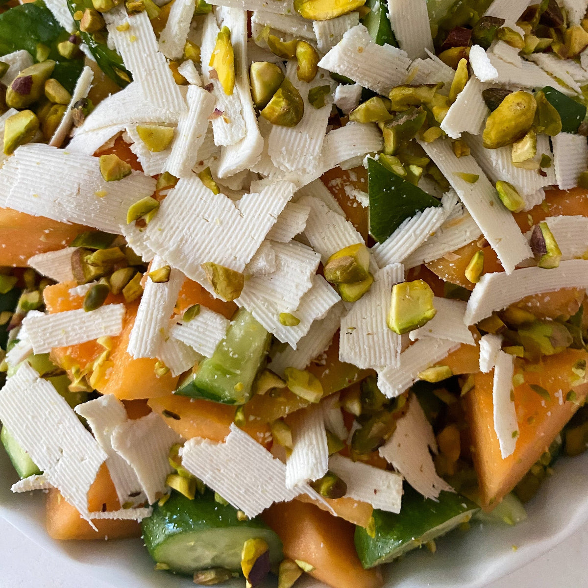 MELON SALAD WITH RICOTTA SALATA