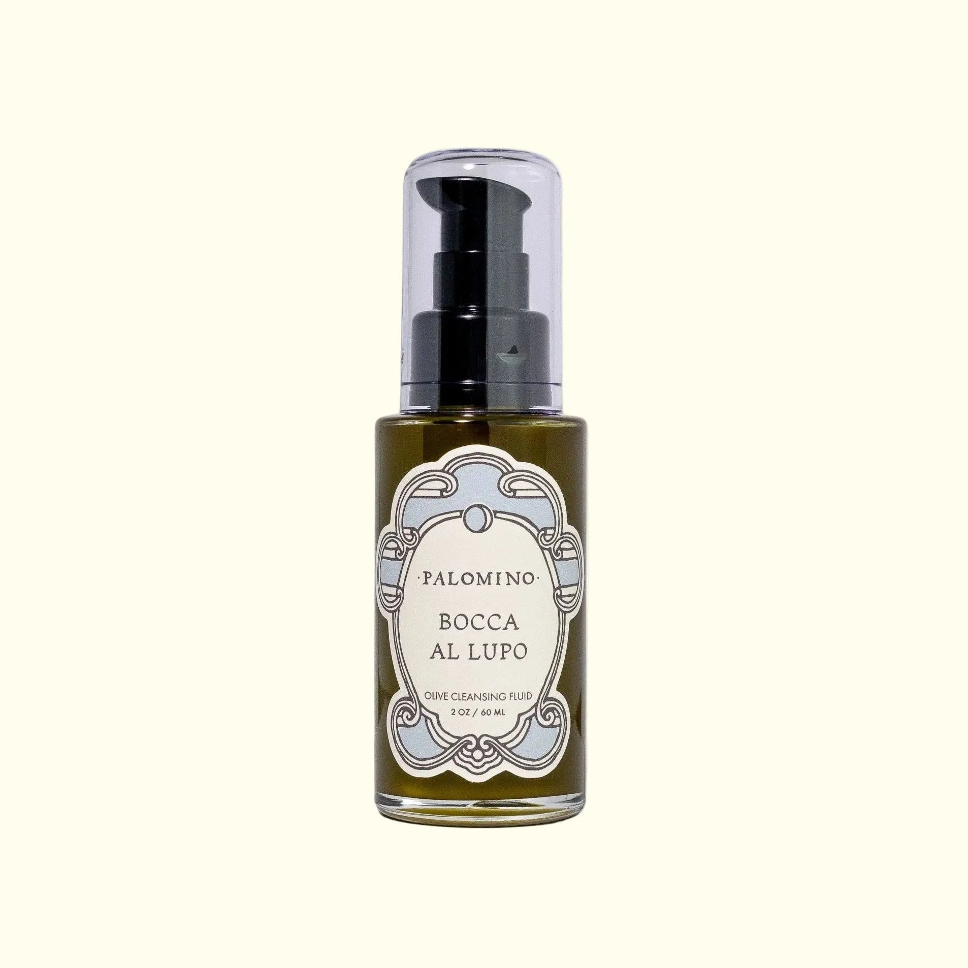 Bocca Al Lupo Clarifying Cleaning Oil with olive leaf, quassia, echinacea flower, and meadowsweet