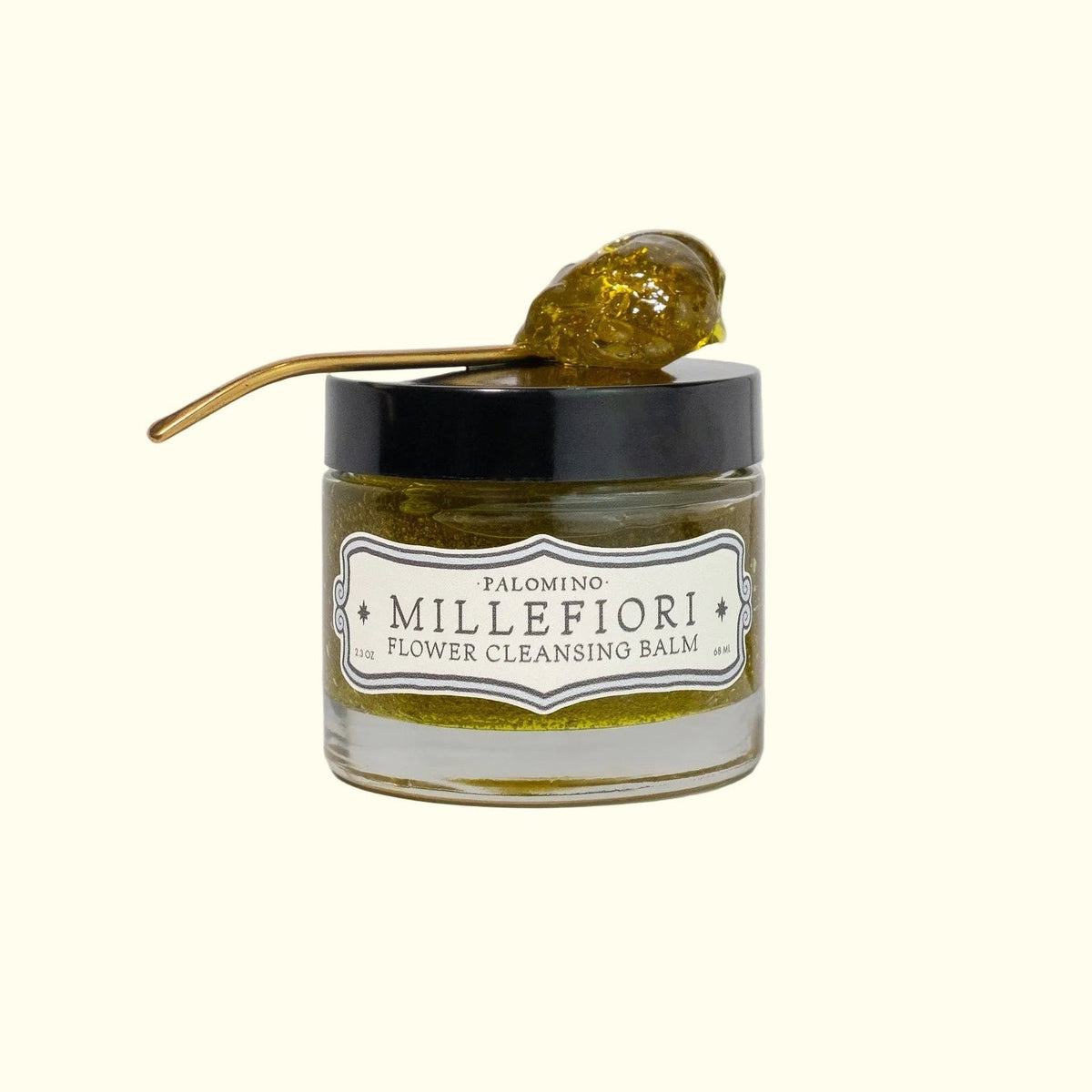 Millefiori Flower Cleansing Balm with yarrow blossom, mugwort, lavender