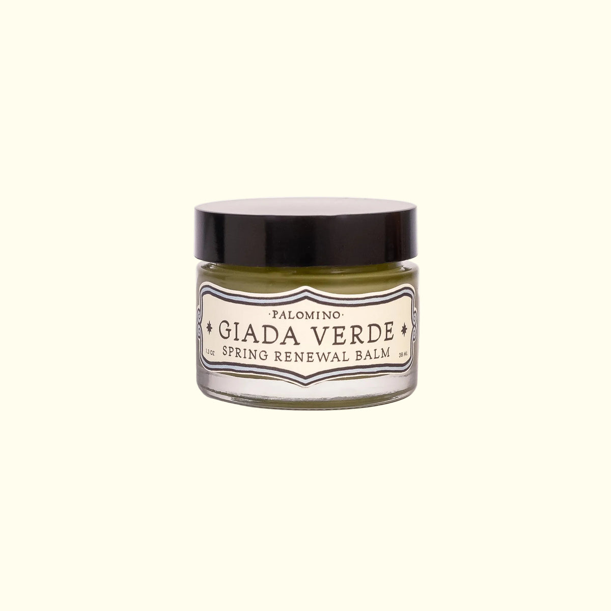 Giada Verde Spring Renewal Balm with cleavers, nettle, horsetail, lemon verbena, prunella, shiso, green tea.