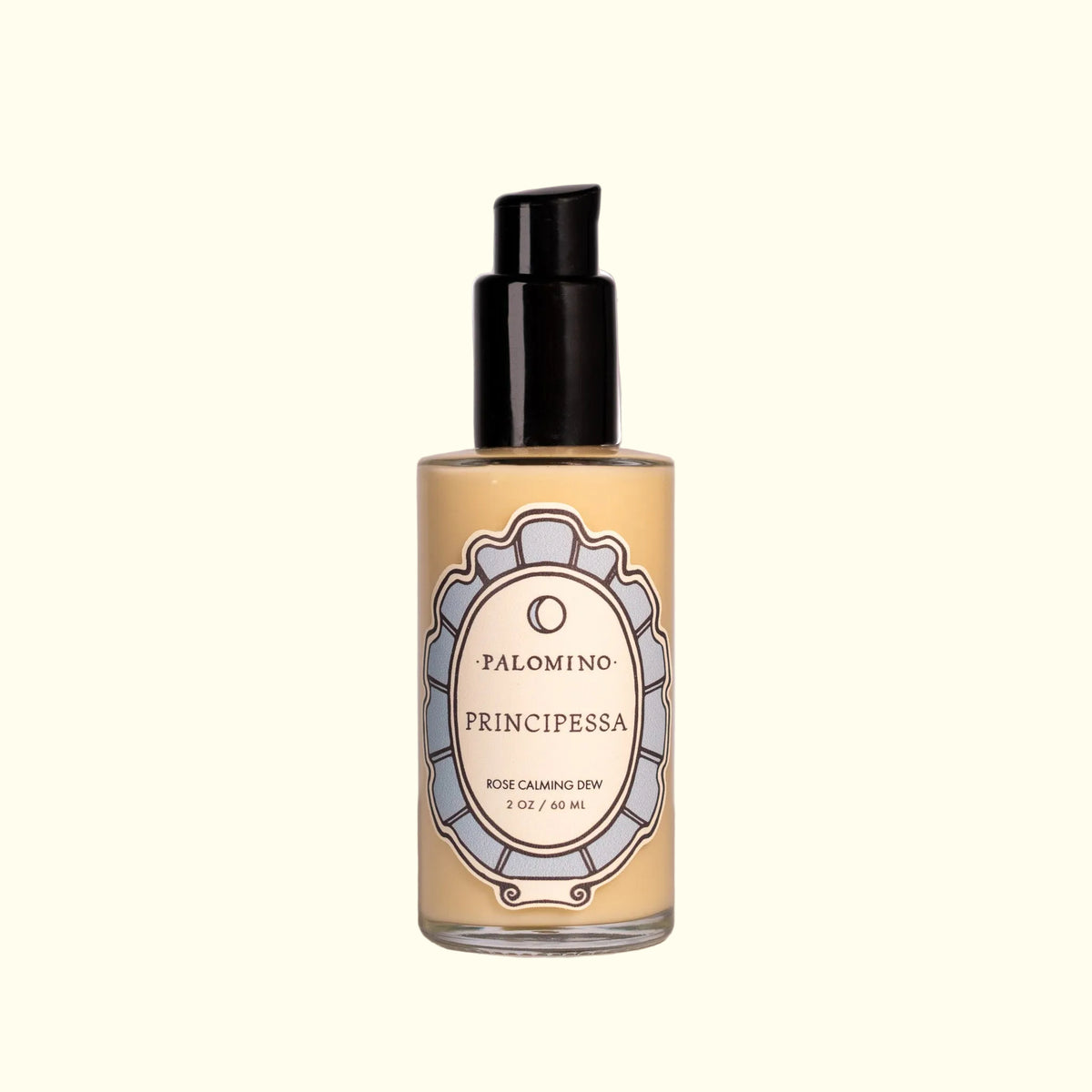 Principessa Rose Calming Dew with gemmotherapy extracts of wild rose, black currant, and privet.